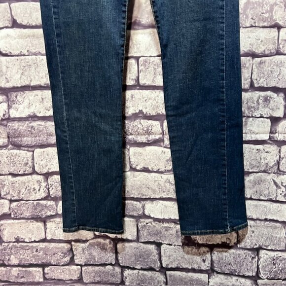 Levis 512 Straight Leg Perfectly Slimming Blue Jeans Size 10 - Picture 3 of 9